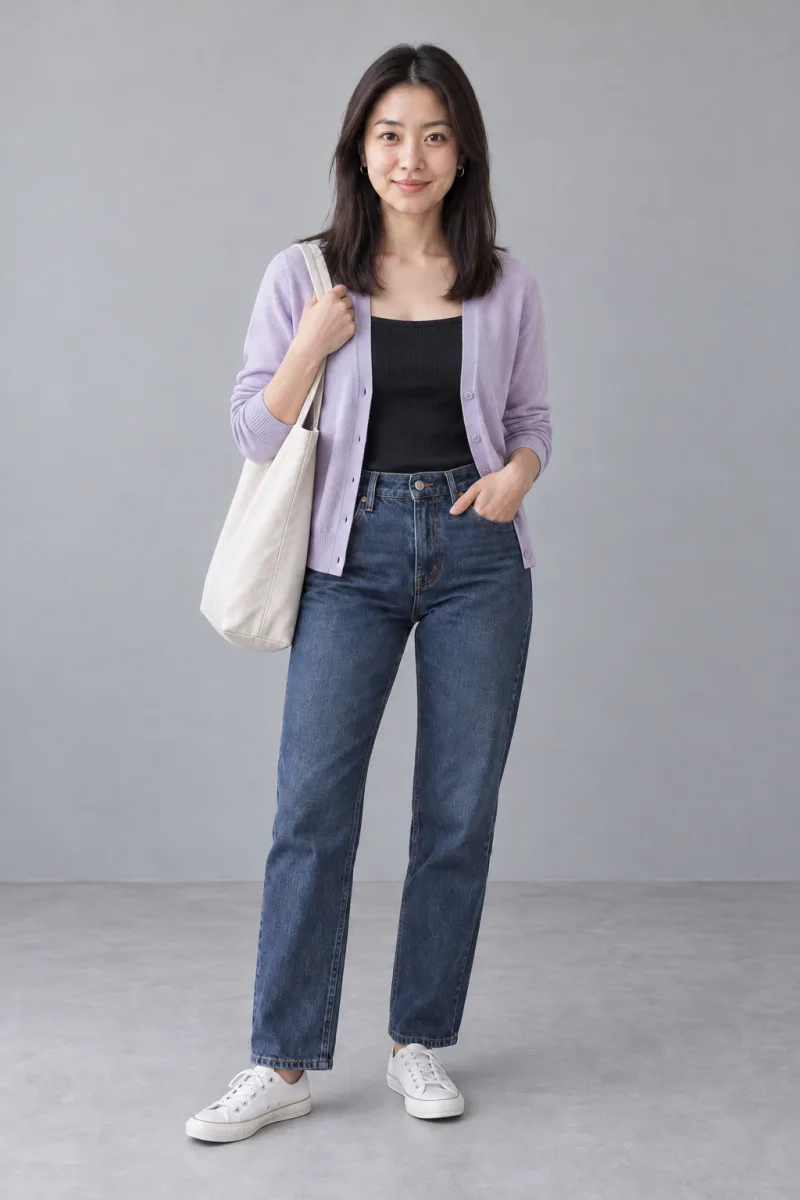 Lilac, off duty