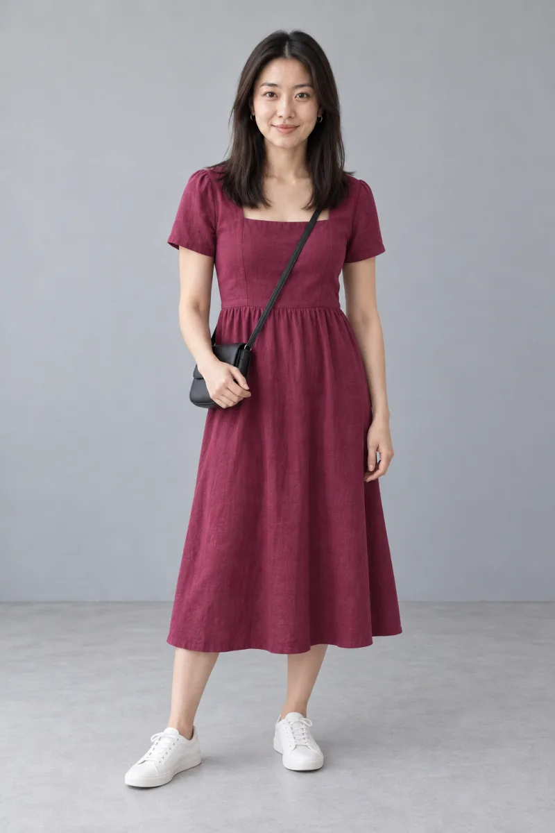 The dress takes a day off