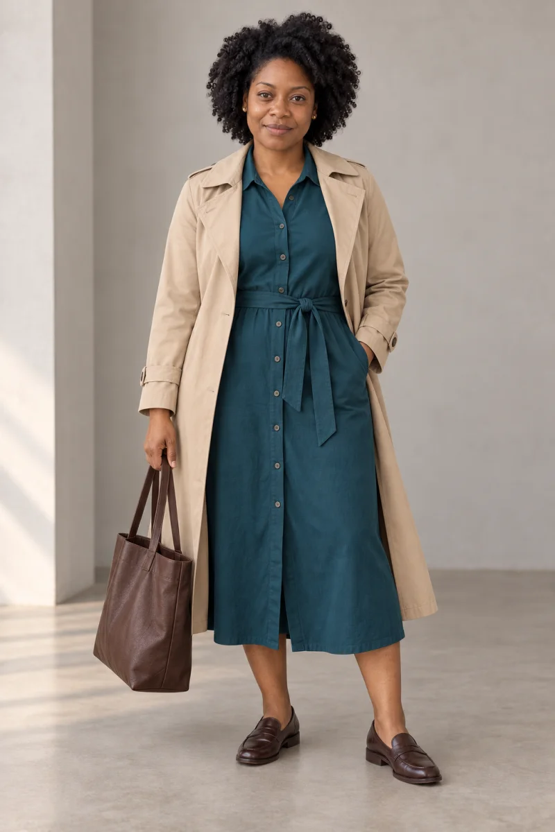 Door-to-desk dress