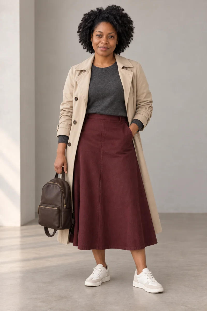A museum-day skirt