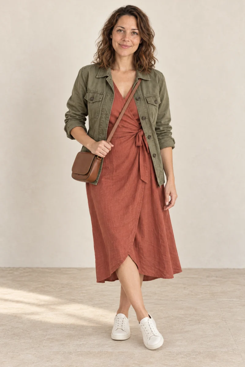 The dress, off duty